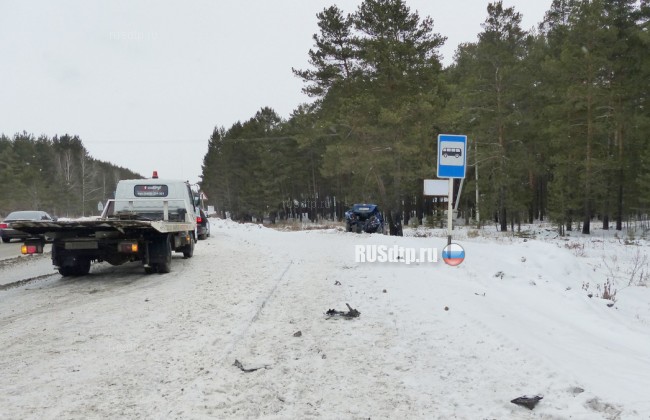В Забайкальском крае двое подростков погибли в перевернувшейся иномарке
