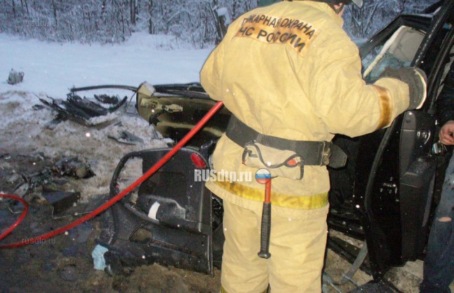 ВИДЕО: в Тверской области дальнобойщик врезался в машину с семьей