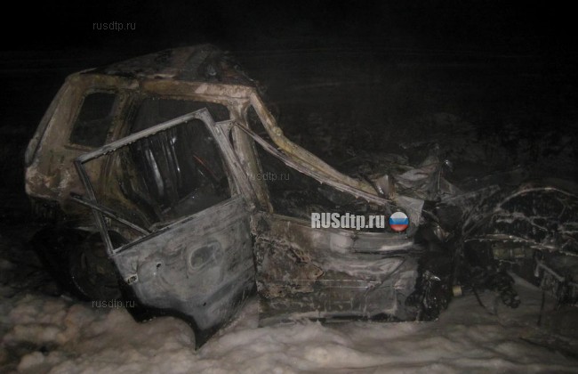 В Архангельской области Ford загорелся после ДТП. Погиб водитель