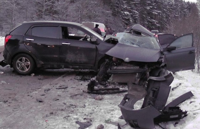 Молодой водитель Шкоды погиб в результате ДТП в Одинцовском районе