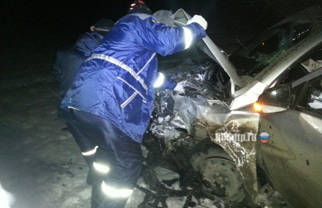 В Республике Крым столкнулись Lada Vesta и Renault Megane. Трое пострадали