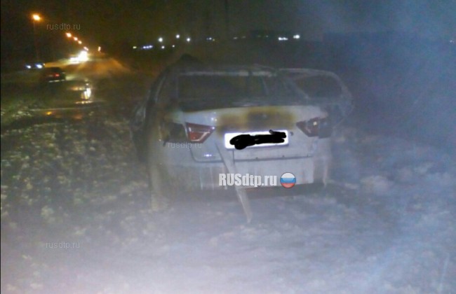 В Лениногорске водитель Лады Весты получил смертельные ожоги