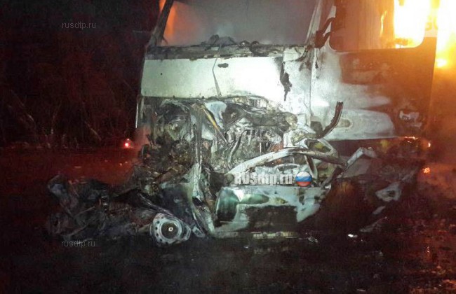 В огненном ДТП под Новошахтинском погибли два человека