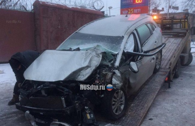 Видеокадры ДТП на Октябрьской набережной в Санкт-Петербурге