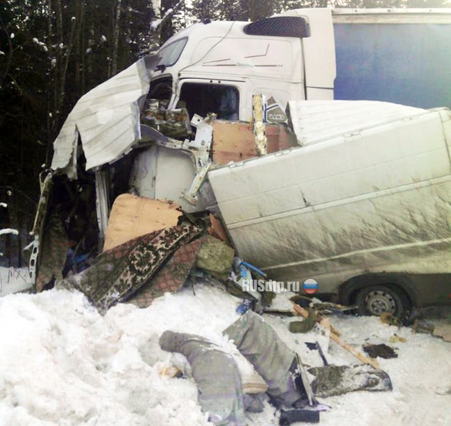 Водитель и пассажирка фургона погибли в ДТП на трассе Нижний Новгород – Киров
