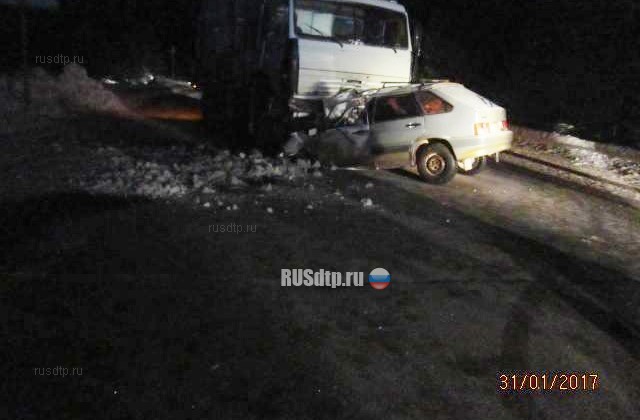 Легковушка столкнулась со встречным грузовиком в Удмуртии. Погиб водитель