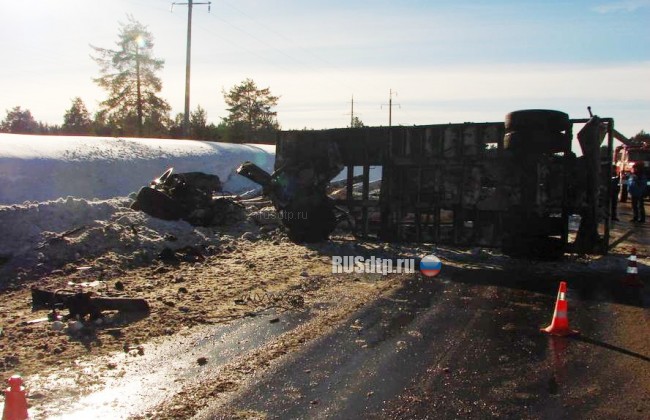 В Архангельской области 21-летний водитель погиб под брёвнами