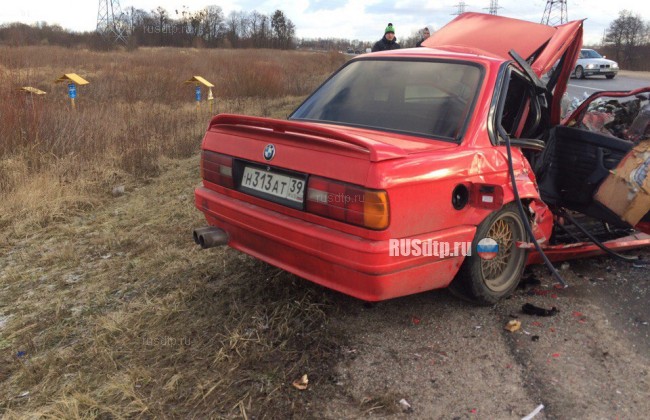 Пассажир БМВ погиб в утреннем ДТП в Калининградской области