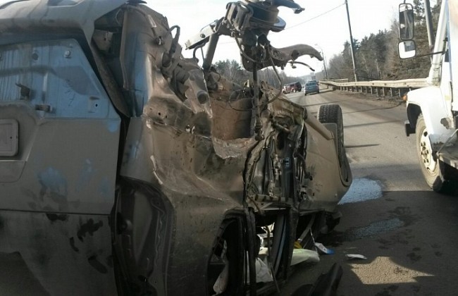 На окружной дороге в Липецке погиб пассажир Ниссана