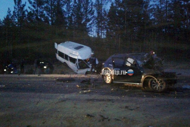 Смертельное ДТП с микроавтобусом в Бурятии попало в объектив видеорегистратора