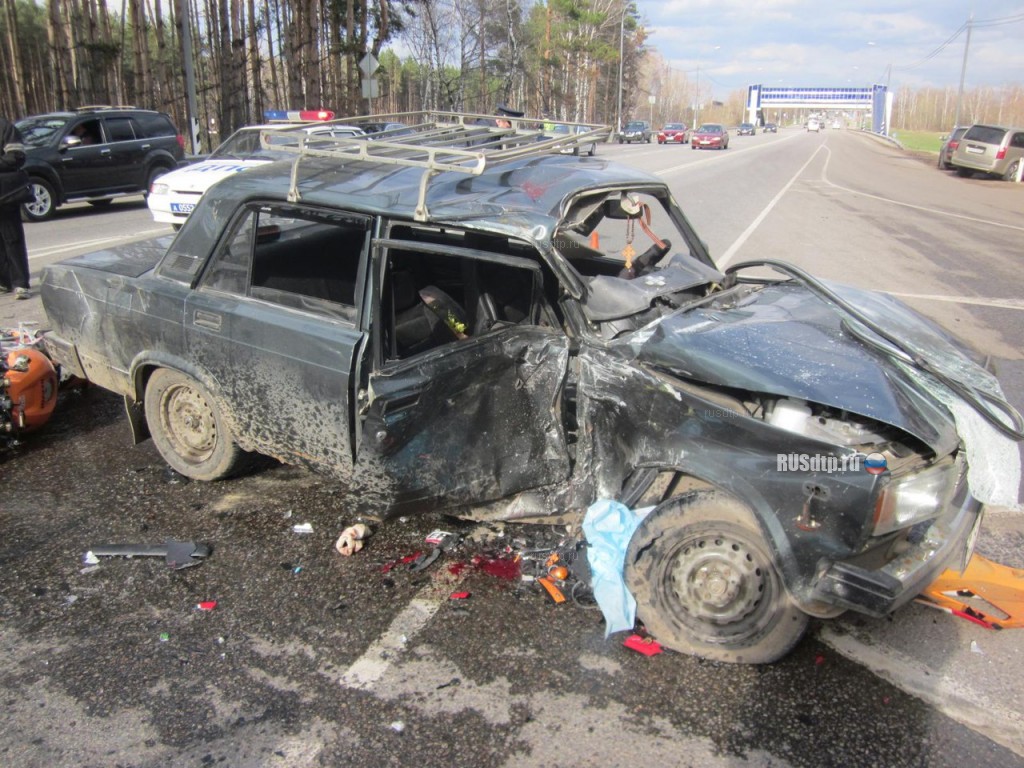 В Орловской области в ДТП погибли мотоциклист и пассажирка автомобиля