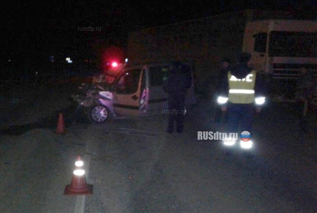 Водитель Фиата погиб в ДТП в Астраханской области