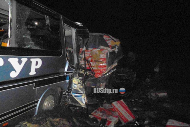 Автобус и грузовик столкнулись в Рязанской области. Двое погибли