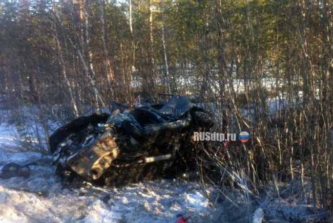 Водитель «Калины» и его пассажир погибли в ДТП под Сургутом