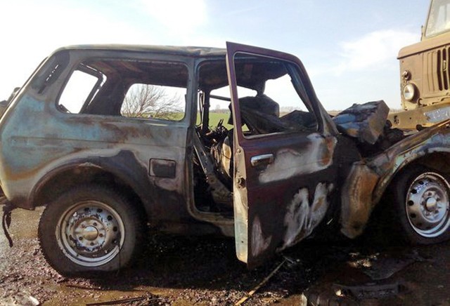 Водитель сгорел в своей машине в результате ДТП на трассе Нижний Новгород &#8212; Касимов