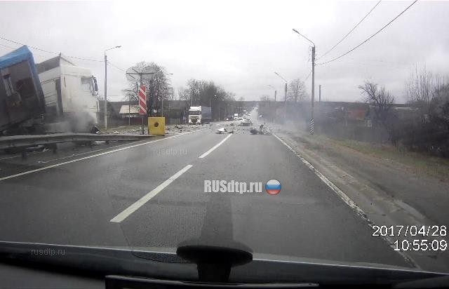 Крупное ДТП во Владимирской области попало в объектив видеорегистратора