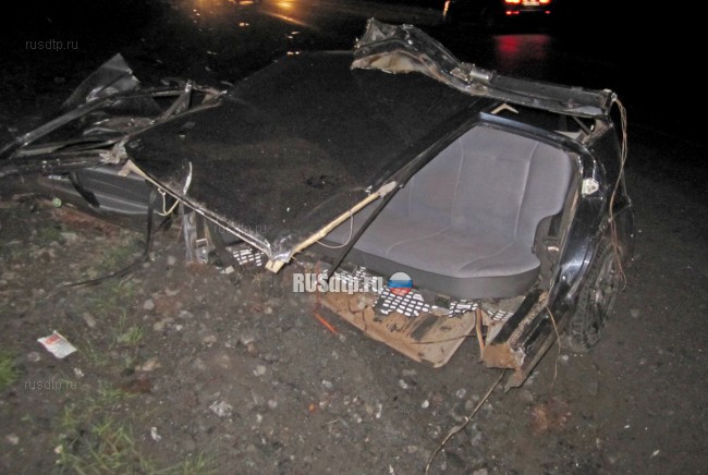 В Саткинском районе ВАЗ-2114 разорвало на части при столкновении с фурой