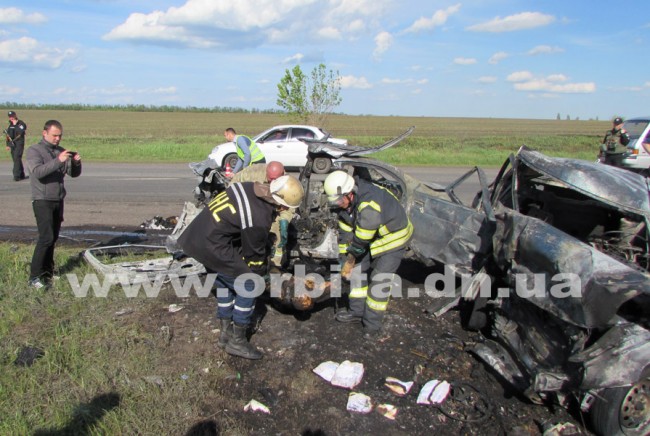 Оба водителя и пассажир погибли на автодороге в Донецкой области