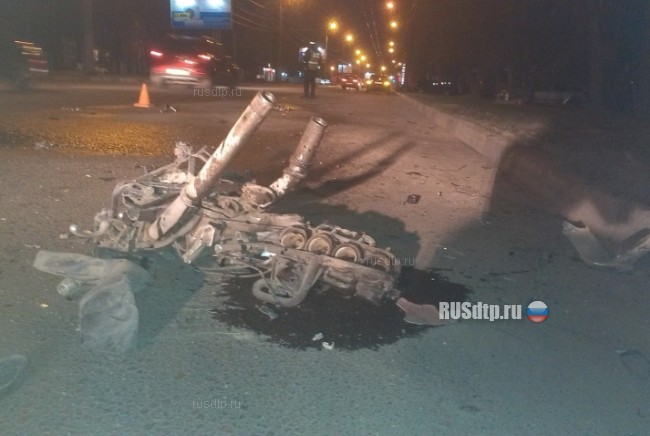 Мотоциклист погиб в ночном ДТП в Иванове