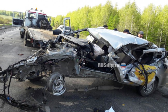 В Башкирии уснувший водитель «Лады» погубил себя и свою пассажирку