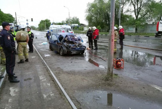 В Ульяновске в ДТП с участием скорой погиб человек