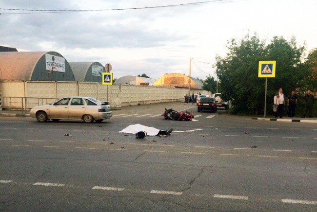 В Краснодаре в ДТП погиб мотоциклист