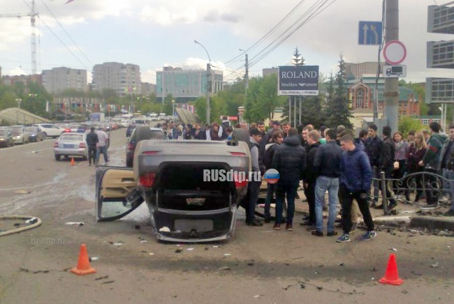 Крупное ДТП с переворотом произошло 28 мая в Иванове