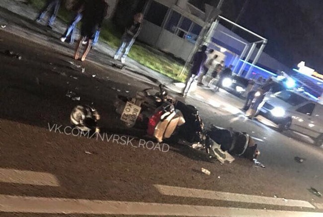 В Сочи при столкновении двух мотоциклов погибли три человека
