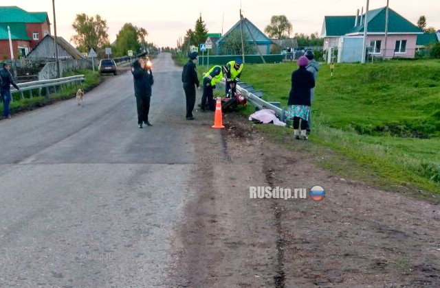 В Башкирии в ДТП погиб мотоциклист без прав