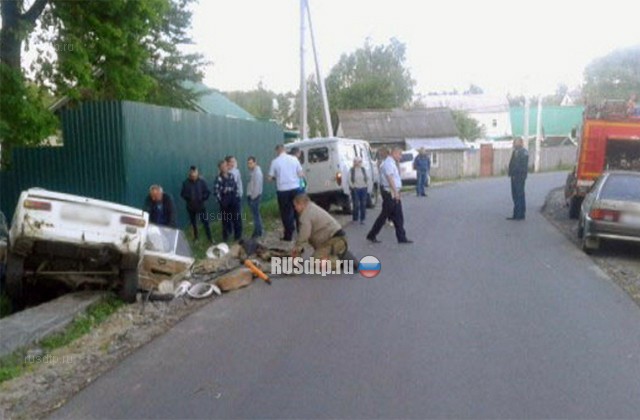 В Воронежской области в перевернувшихся «Жигулях» погиб пассажир