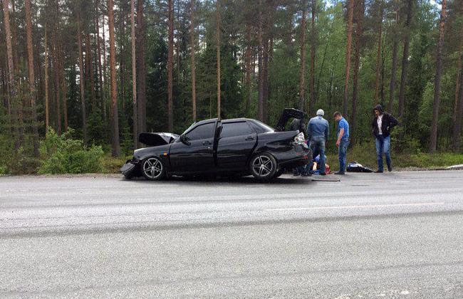 Видеорегистратор запечатлел момент смертельного ДТП на трассе «Скандинавия»