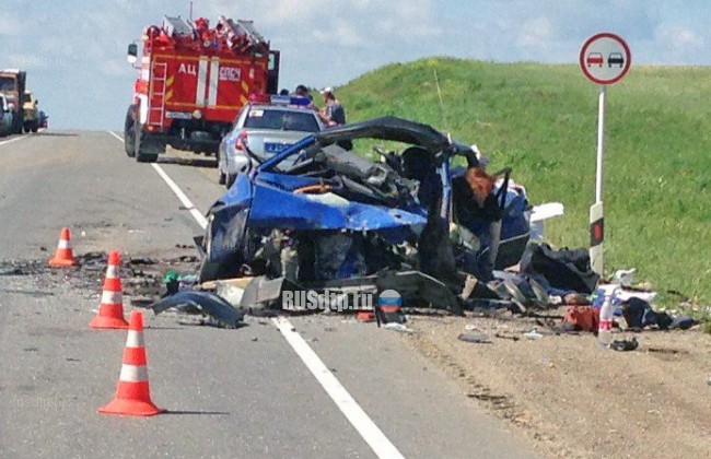 На Ставрополье в ДТП погибли четыре человека