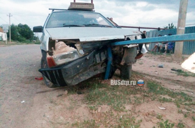 В Астраханской области металлическое ограждение проткнуло водителя