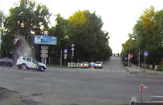 Момент гибели мотоциклиста в Пензе запечатлел видеорегистратор