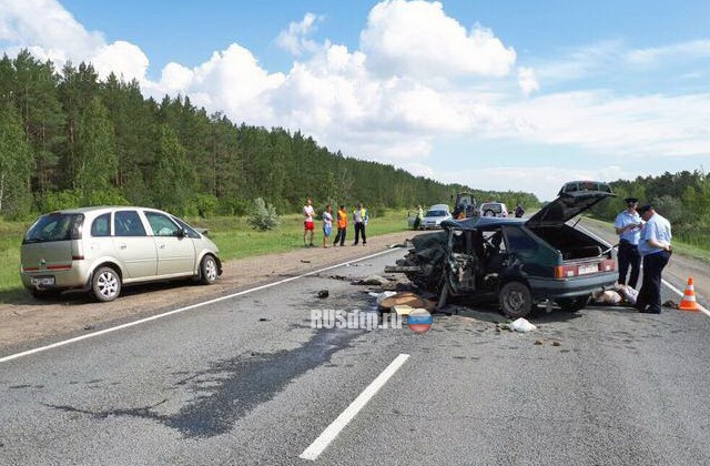 Водитель и пассажирка ВАЗа погибли в ДТП под Омском