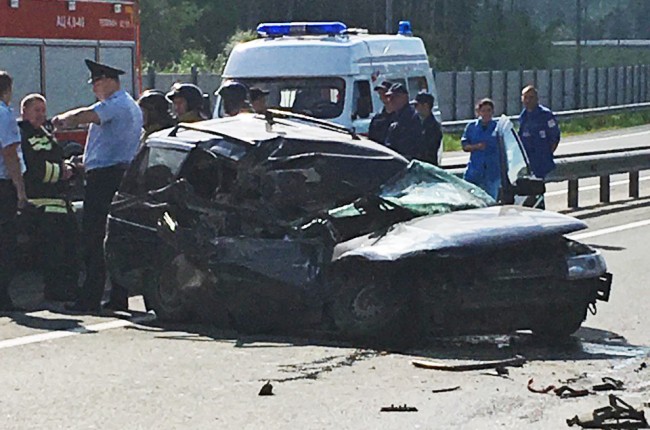 Два человека погибли в ДТП на Президентском мосту в Ульяновске