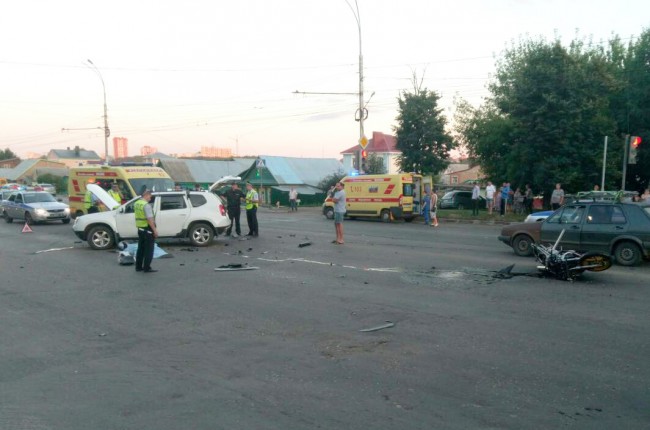 Мотоциклист погиб в ДТП на проспекте Победы в Пензе