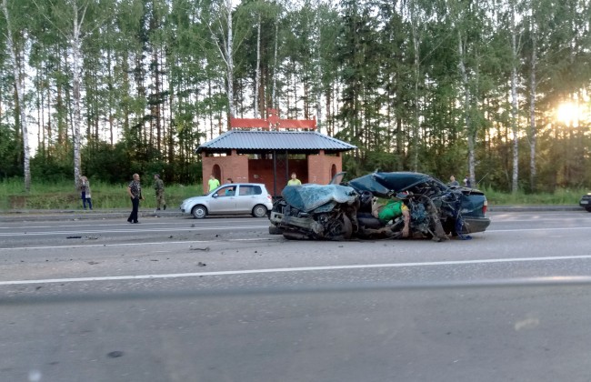 Водитель и пассажирка «Дэу» погибли в ДТП на Сарапульском тракте