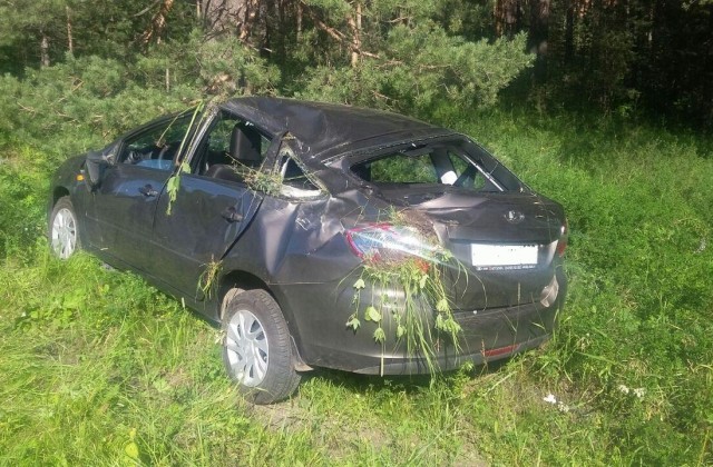 В Башкирии пьяный водитель перевернулся на «Гранте». Погибла пассажирка