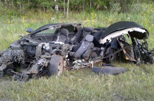 Водитель «Мазды» погиб в ДТП с большегрузом на трассе Тюмень &#8212; Омск