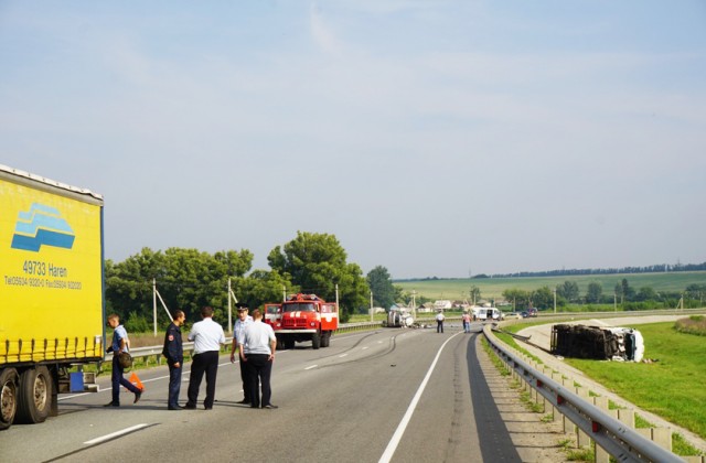 Супруги погибли в ДТП на трассе М-2 «Крым» в Курской области