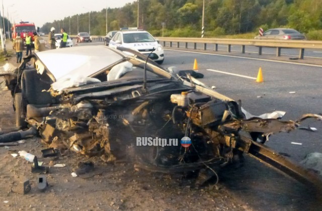 Три пассажира «Шевроле» погибли в ДТП на трассе М-10 в Тверской области