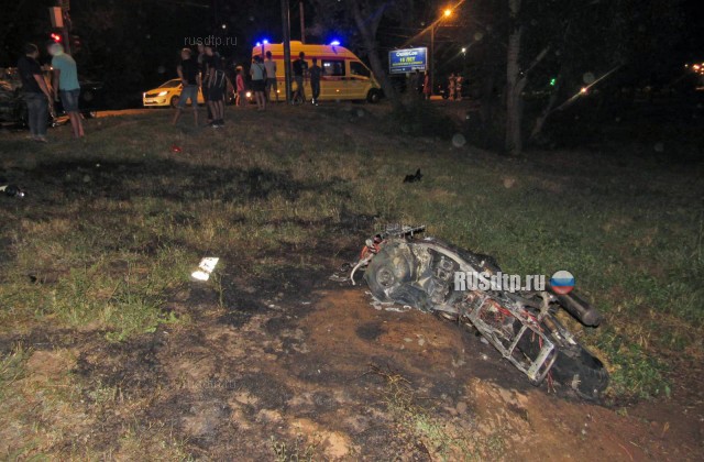 В Оренбурге в ДТП погиб мотоциклист