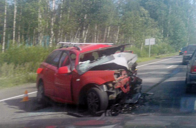 Два человека погибли в ДТП на Зеленогорском шоссе в Санкт-Петербурге
