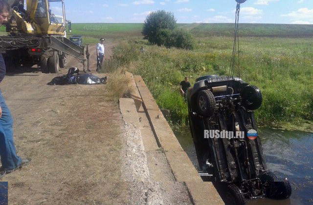 В Рязанской области из реки достали машину с телами двух рыбаков