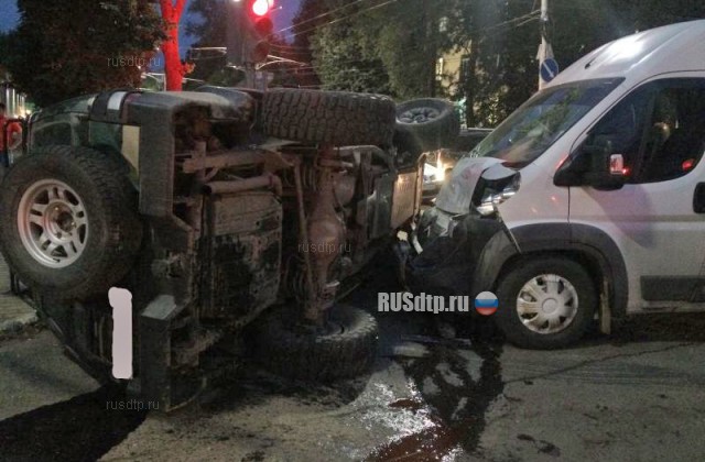 В Рязани в ДТП с маршруткой пострадали 6 человек