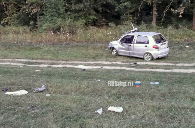 Водитель и пассажирка «Матиза» погибли в ДТП под Липецком