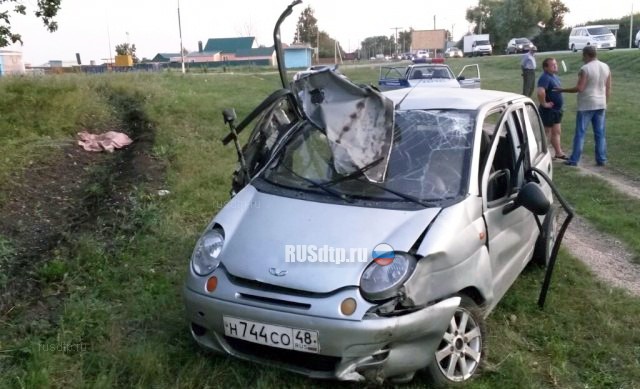 Водитель и пассажирка «Матиза» погибли в ДТП под Липецком
