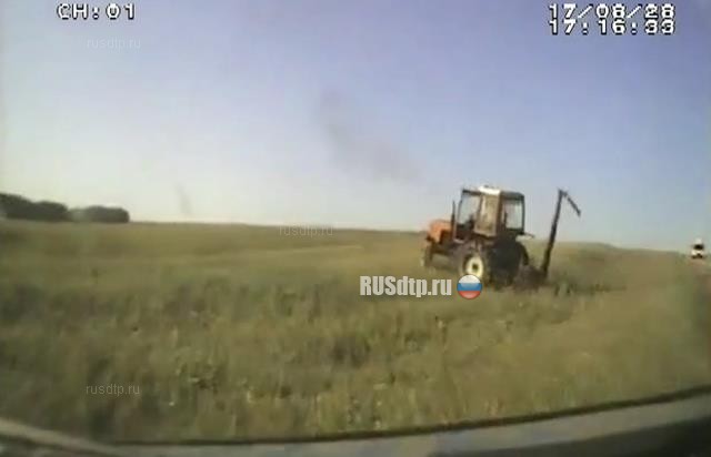 В Иркутской области полицейские устроили погоню за пьяным трактористом
