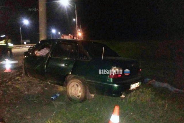 Трое погибли при столкновении автомобиля со столбом на трассе М-4 в Липецкой области